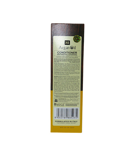mige argan oil conditioner 95% 780ml china