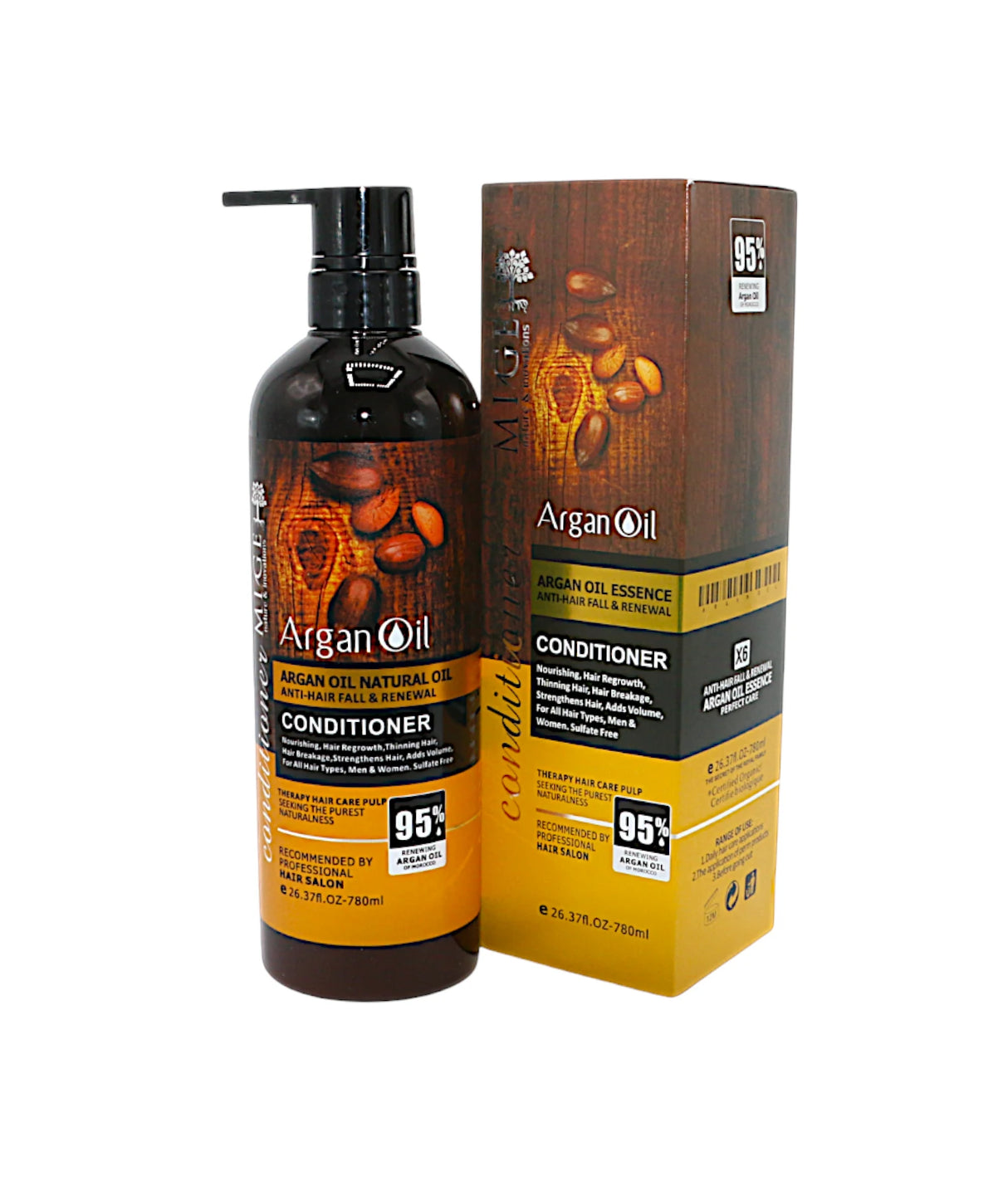 mige argan oil conditioner 95% 780ml china