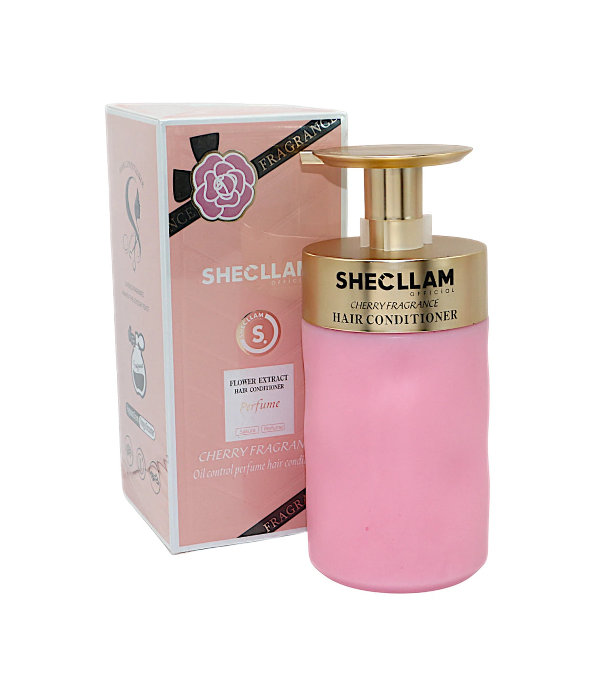 shecllam hair conditioner cherry fragrance 600ml sh-542c