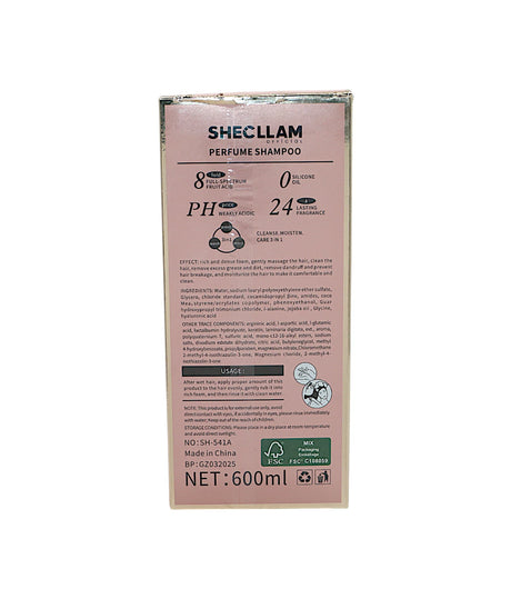 shecllam shampoo cherry frarance 600ml china sh-541a