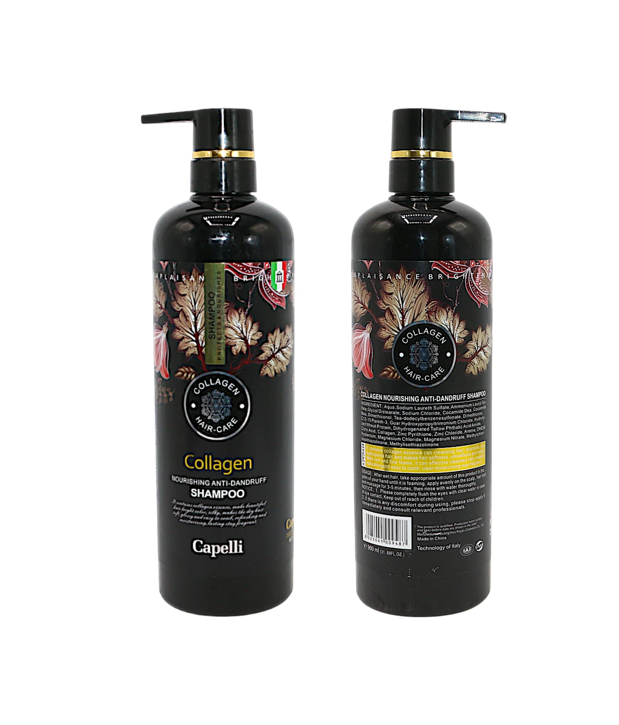 collagen shampoo anti dandruff capelli 900ml