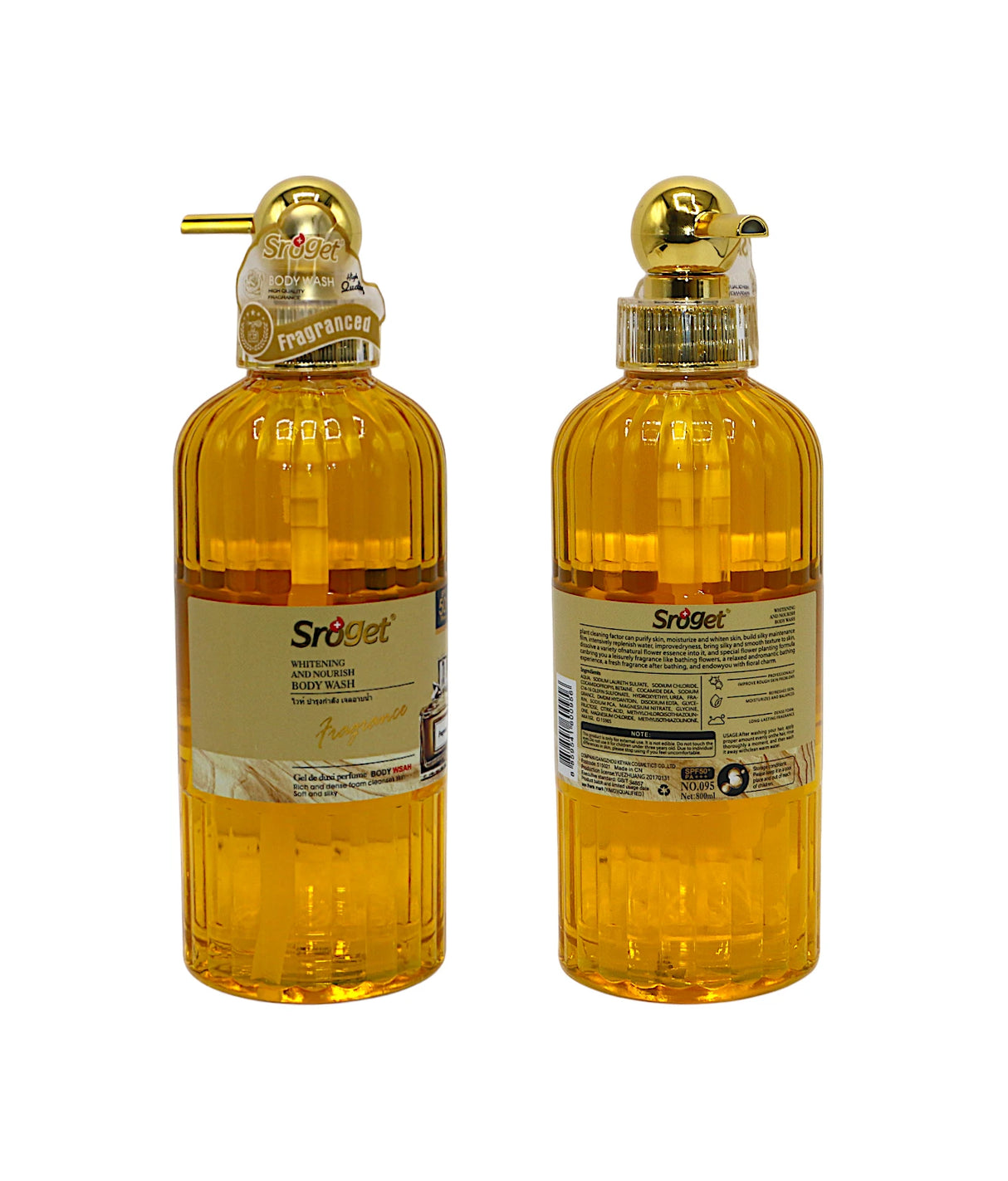 sroget body wash whitening and nourish 800ml