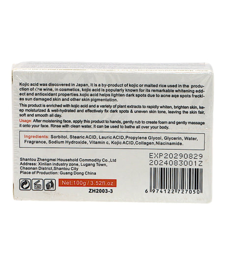 zmrh soap kojic acid 100g china