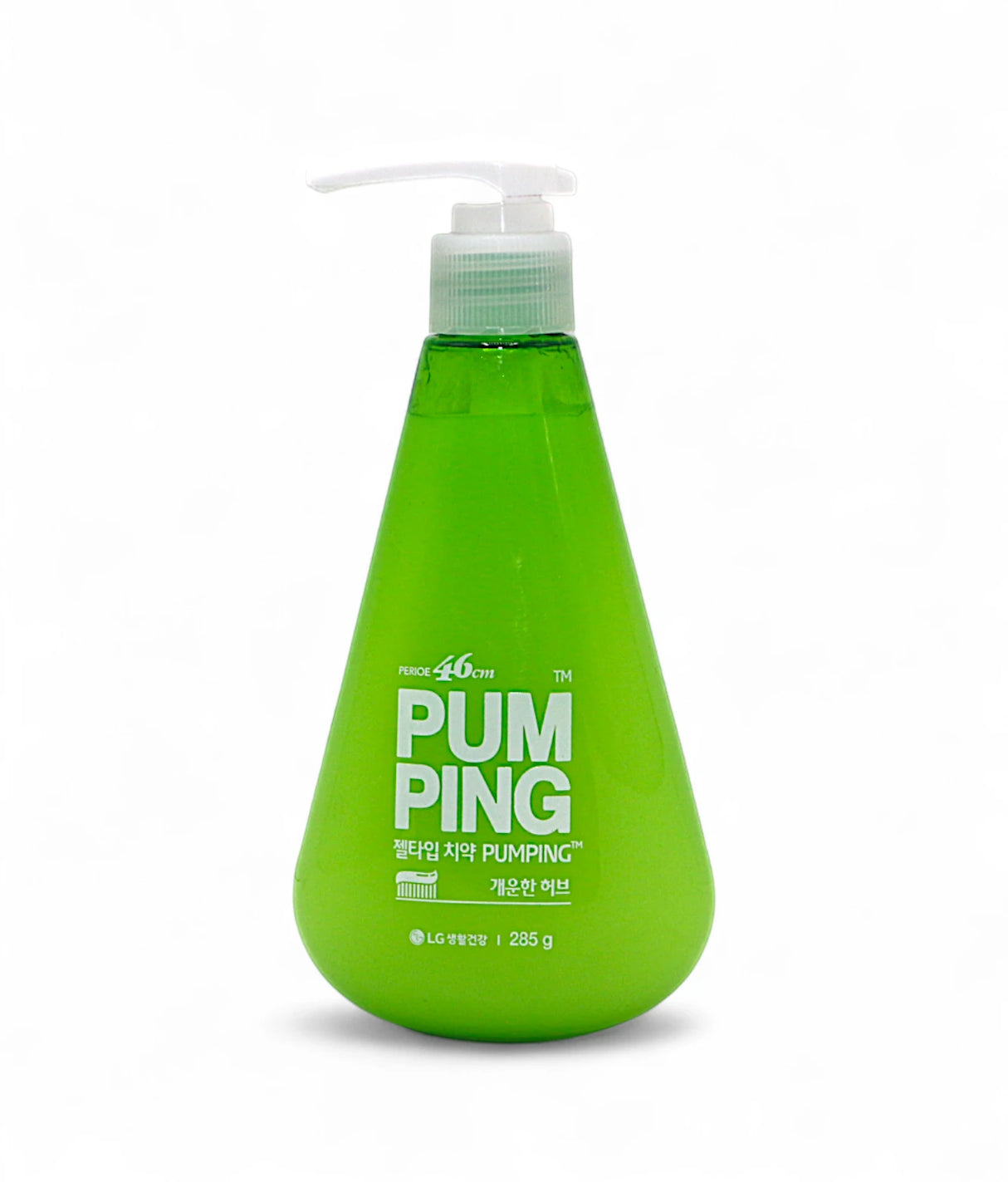 pumping tooth paste gel green 285g korea