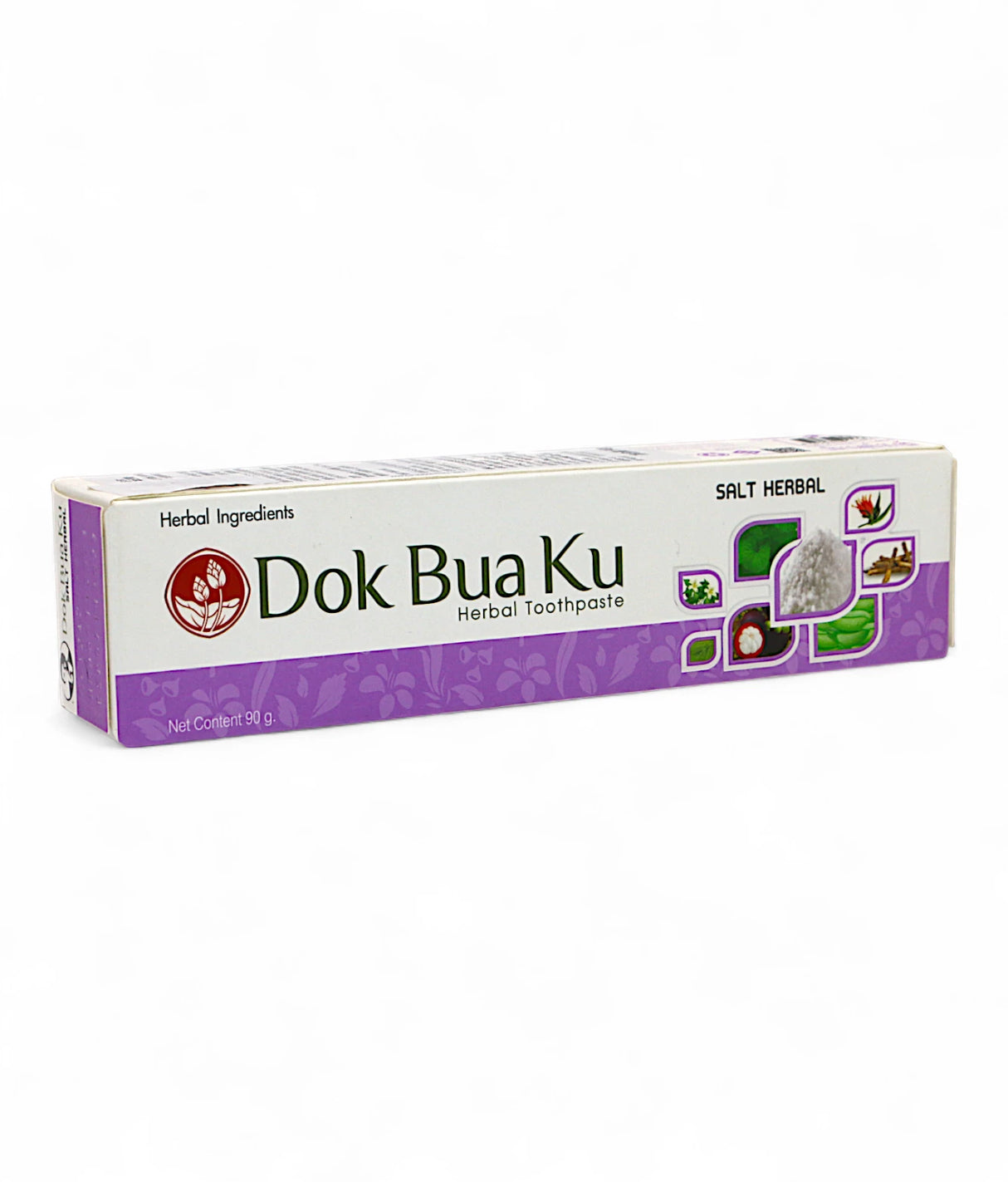 dok bua ko tooth paste salt herbal 90g thailand