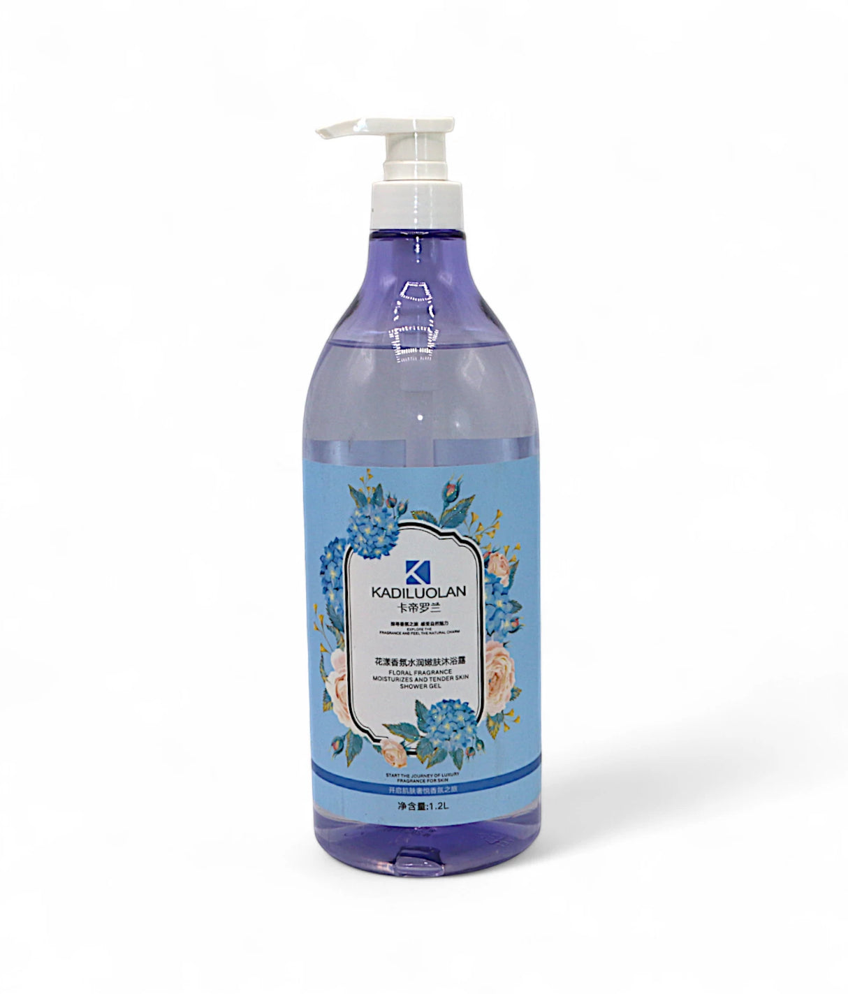 kadiluolan shower gel floral fragrance blue 1.2l china