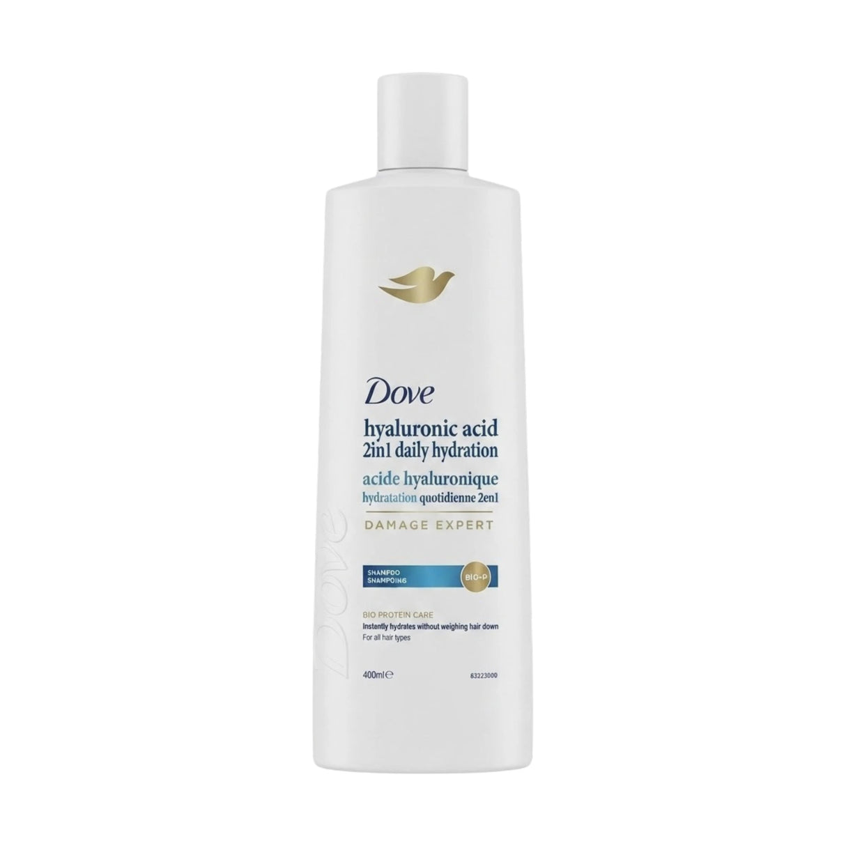 dove shampoo hyaluronic acid 2in1 400ml uae