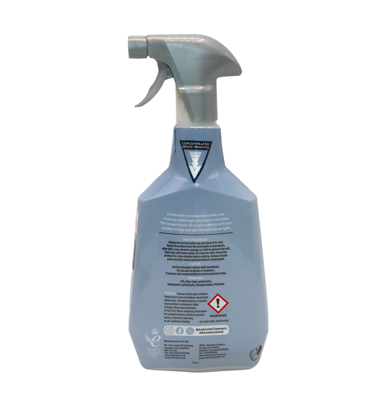 astonish air fryer cleaner 750ml