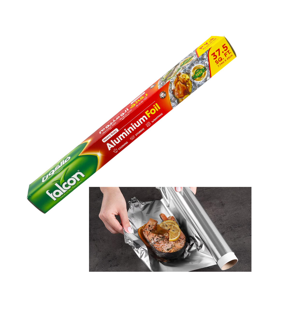 falcon aluminum foil 37.5 sq.ft.
