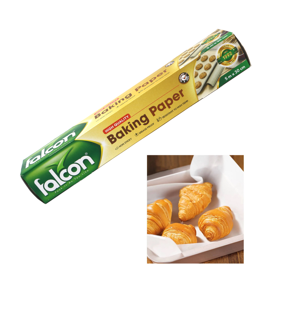 falcon baking paper 5mx30cm