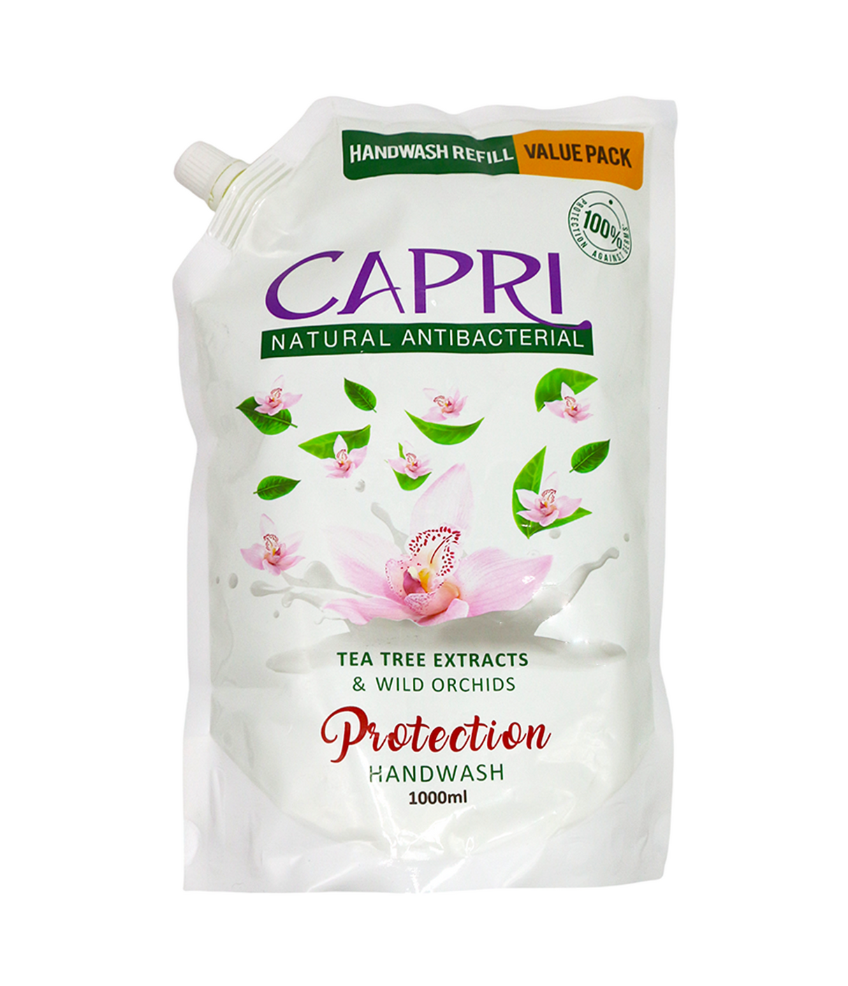 capri hand wash tea tree extracts&wild orchids 1l