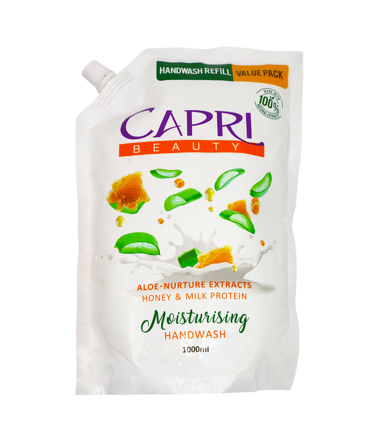 capri hand wash aloe honey&milk protein 1l