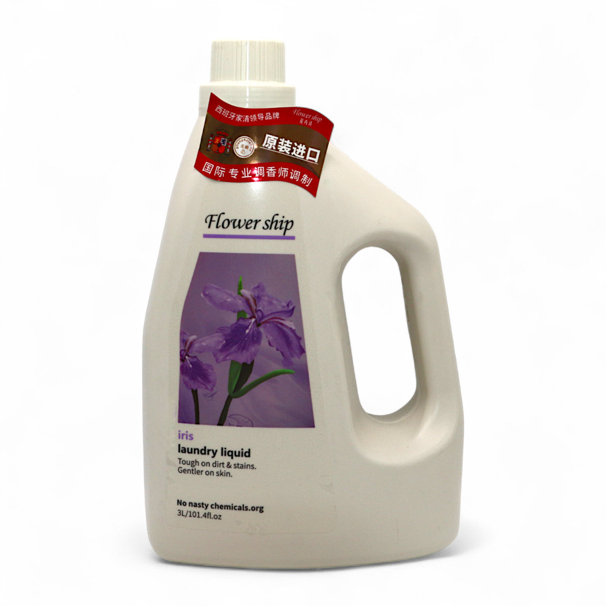 flower ship liquid detergent iris 3l spain