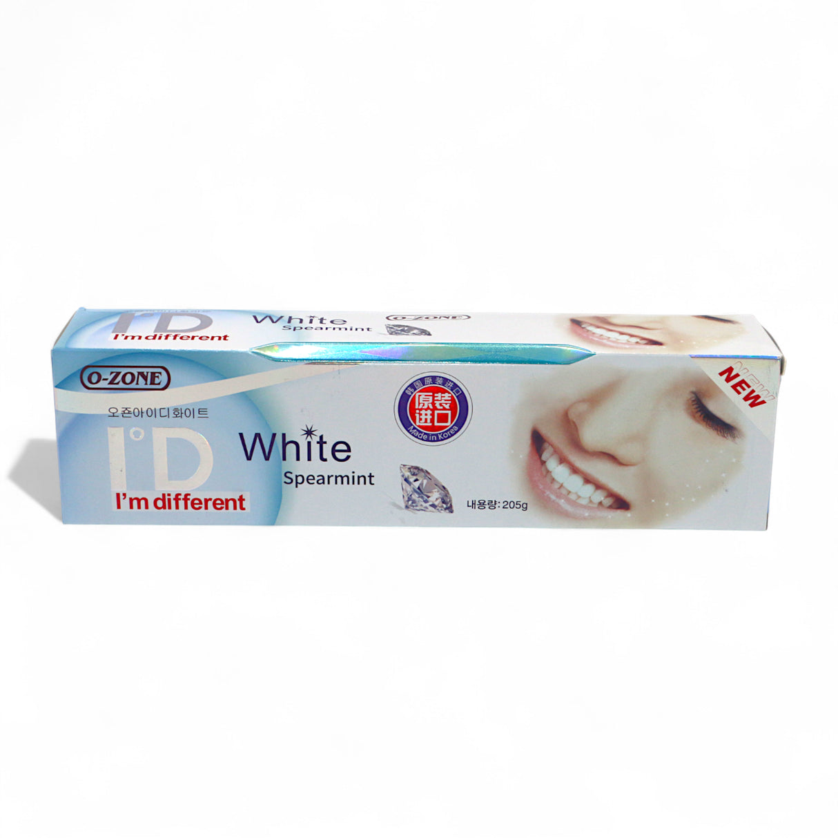 o zone tooth paste white spearmint 205g korea