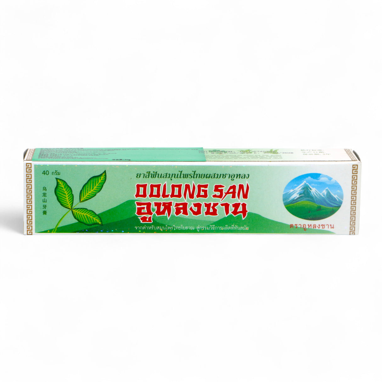 oolong san herbal tooth paste with oolong tea 40g thailand