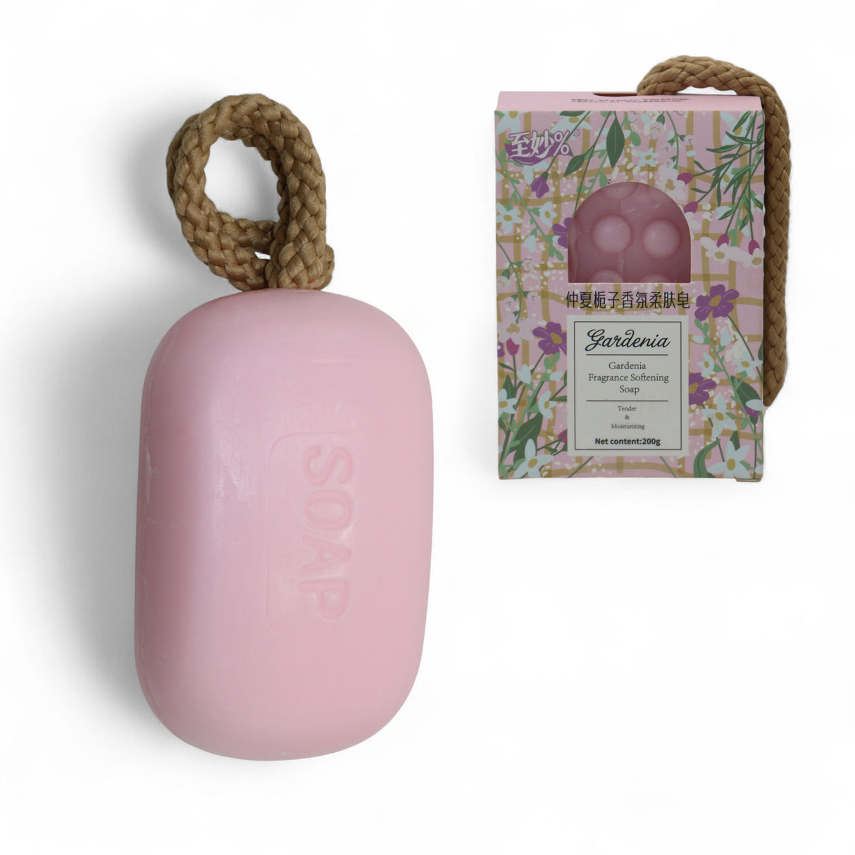 wonderful fargrance softening soap gardenia 200g china