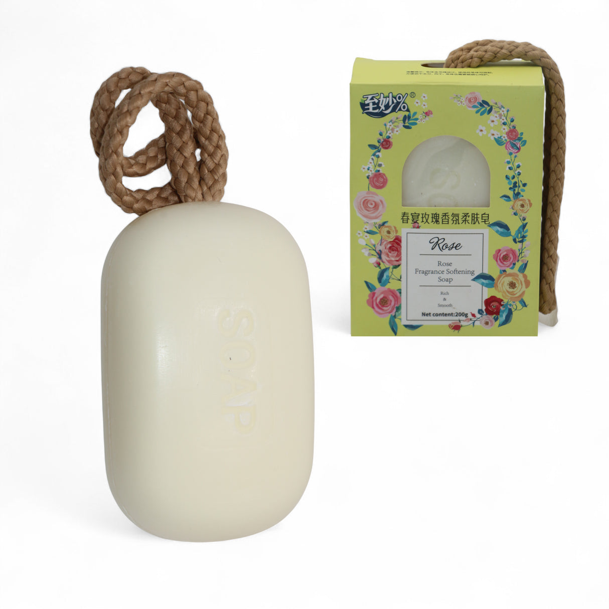 wonderful fargrance softening soap rose 200g china