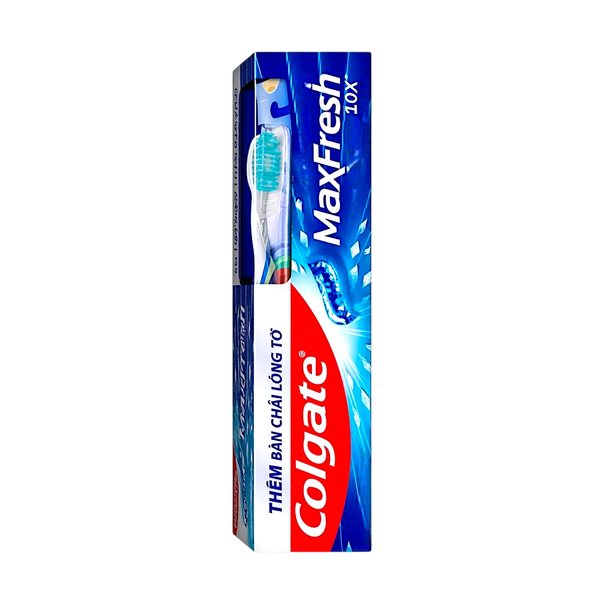 colgate toothpaste+brush maxfresh peppermint ice 225g thailand