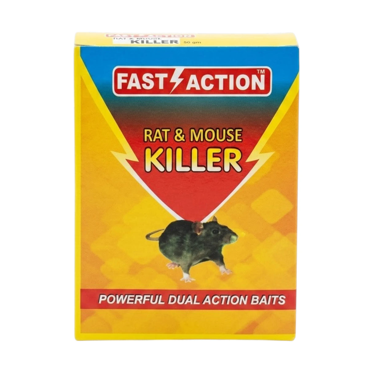 fast action rat & mouse killer 50g