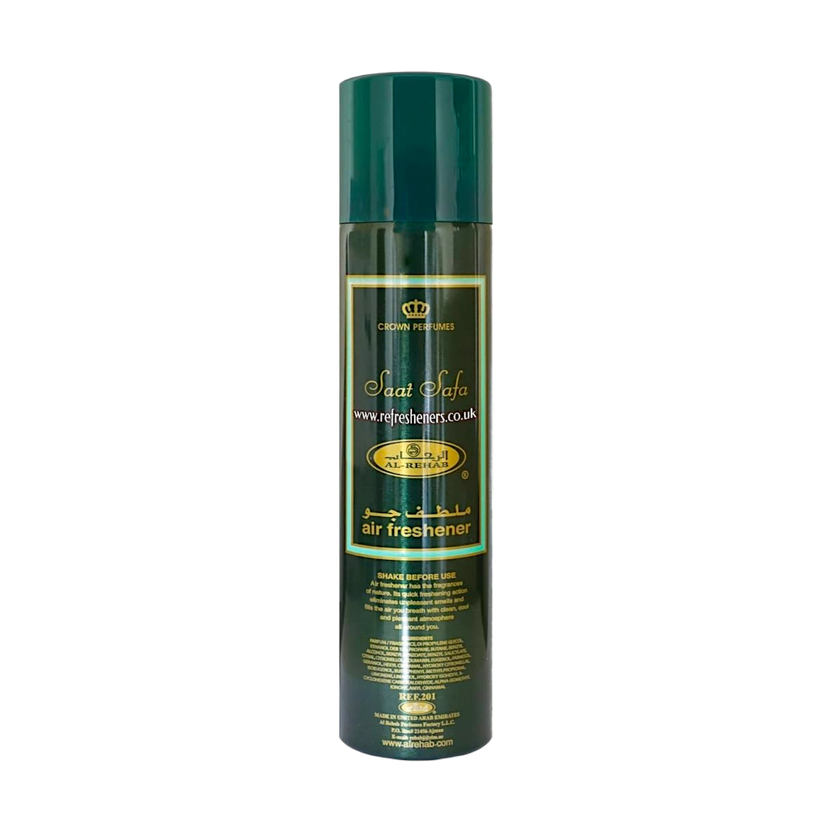 al rehab air freshener saat safa 300ml uae