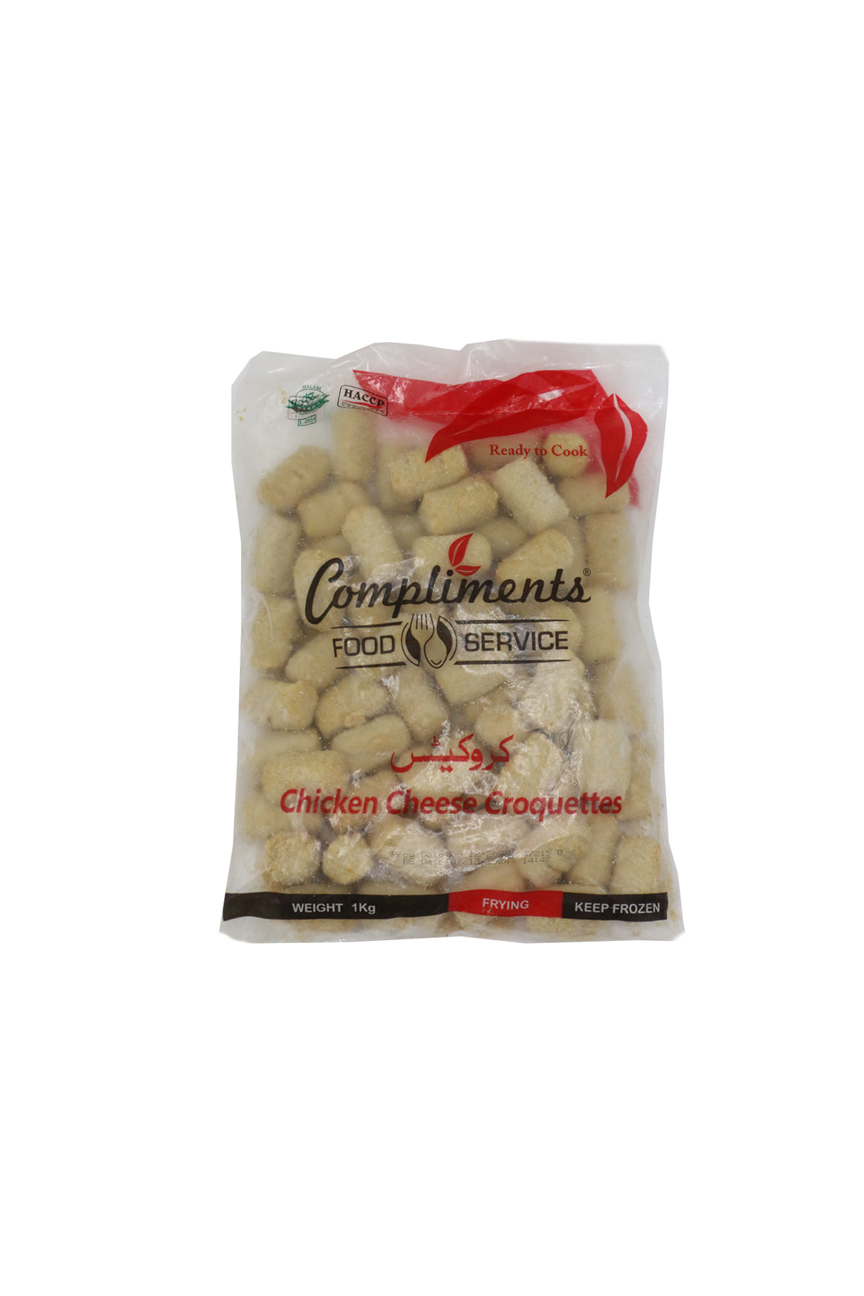 menu chicken cheese croquettes 1kg