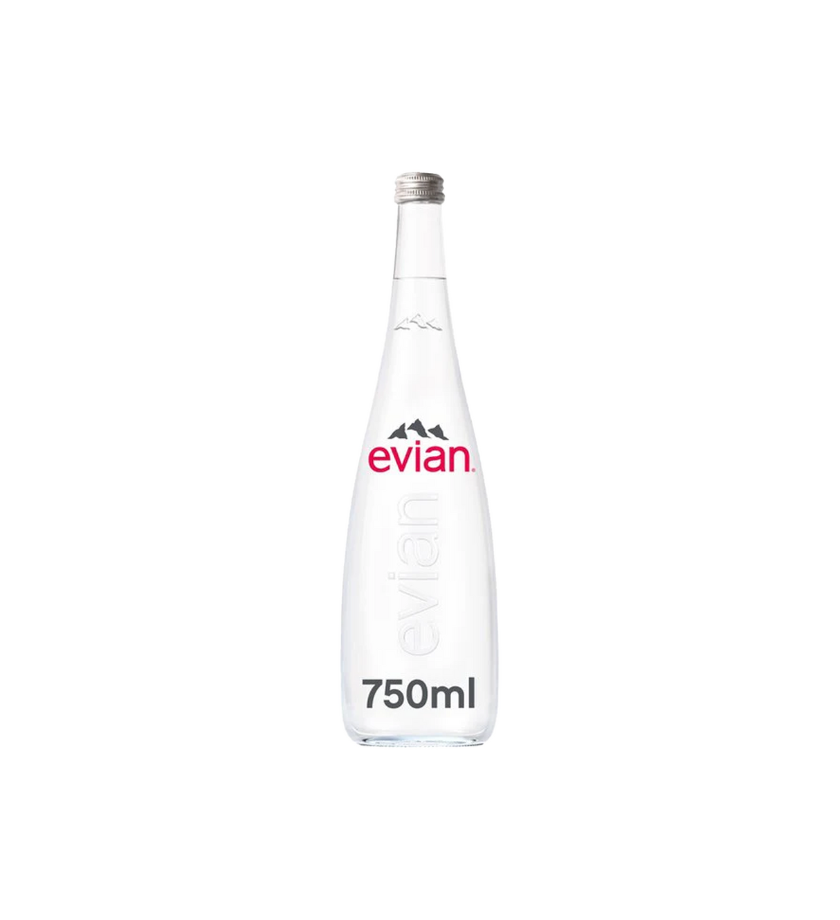 evian mineral water 750ml