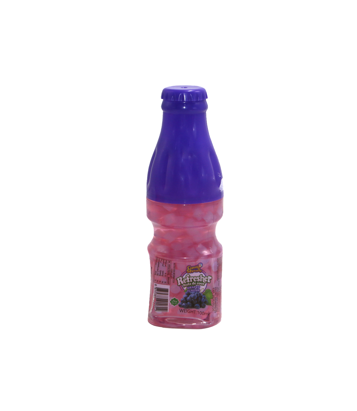candy shandy nata de coco drink grapes 100ml