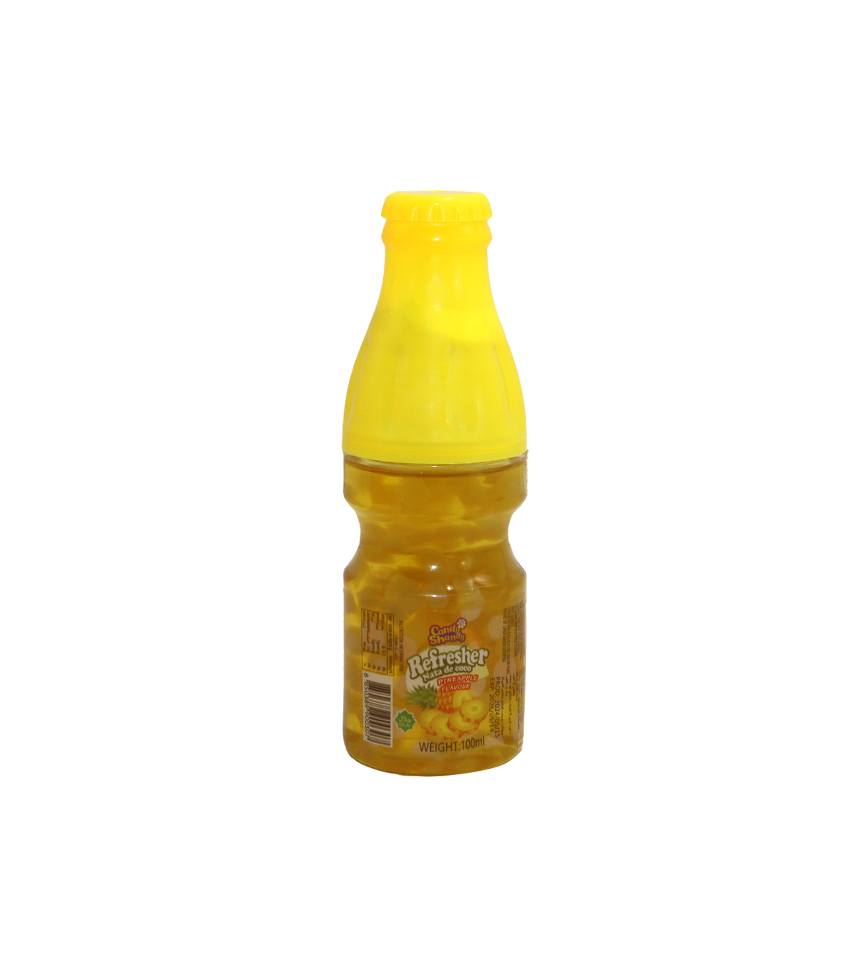 candy shandy nata de coco drink pineapple 100ml