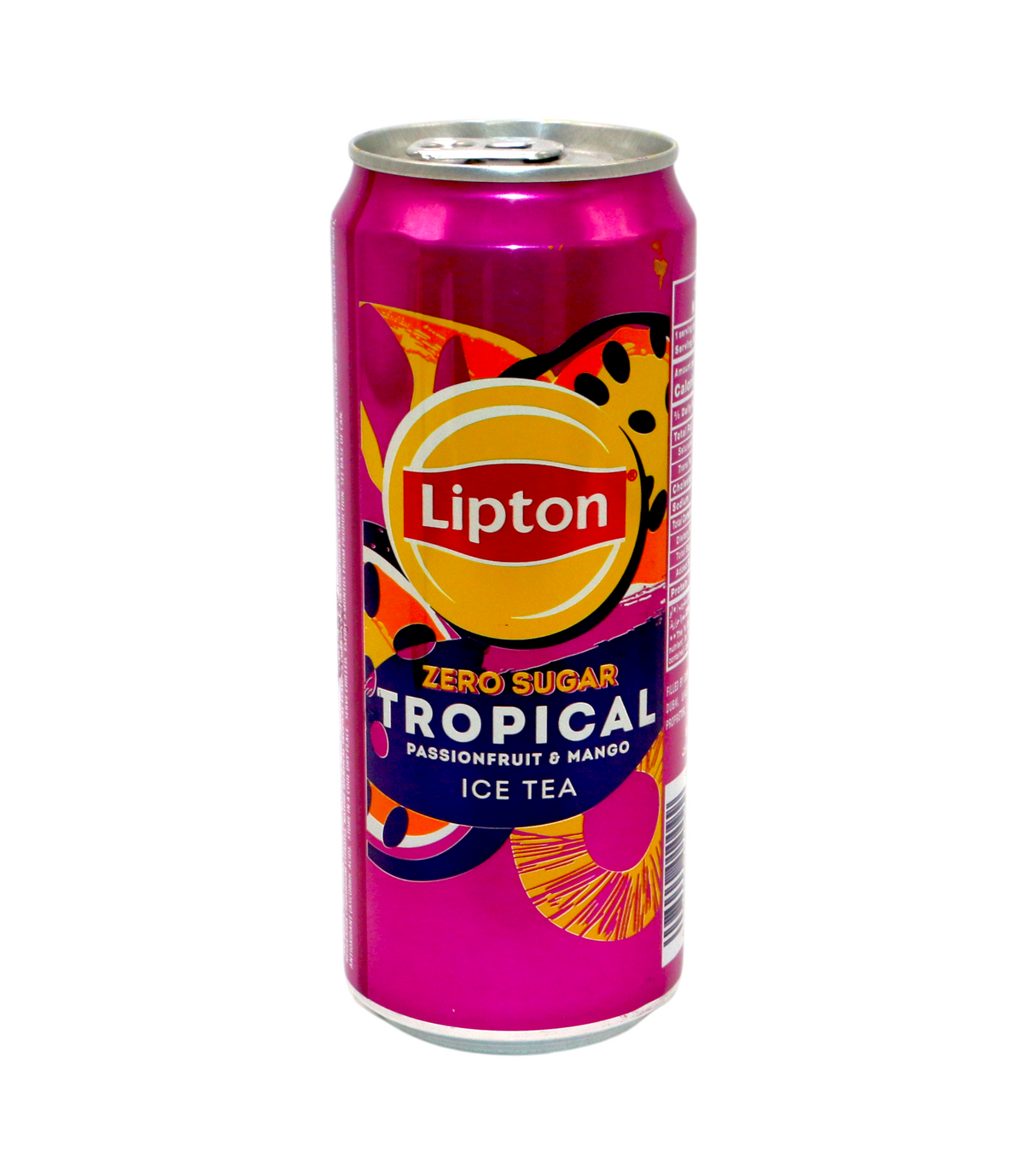 lipton drink zero sugar ice tea tropical passionfruit & mango 320ml uae