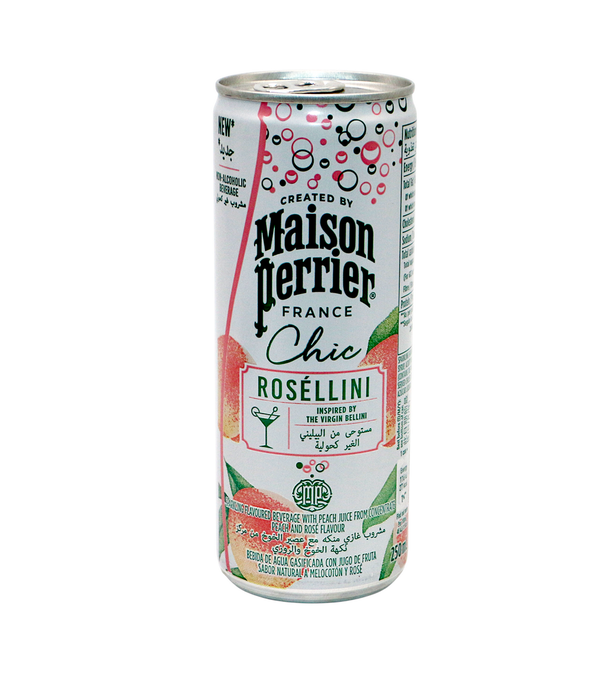 maison perrier drink sparkling rosellini 250ml france