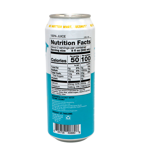 coconut beach coconut water 490ml thailand