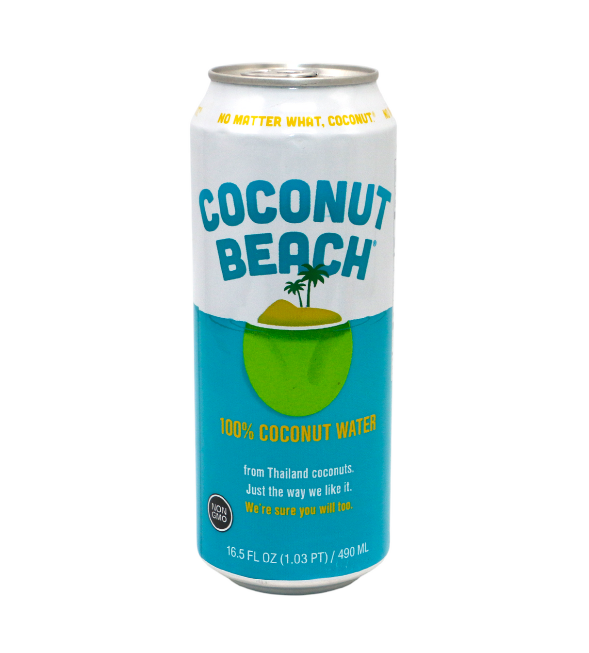 coconut beach coconut water 490ml thailand