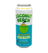 coconut beach coconut water with pulp 490ml thailand