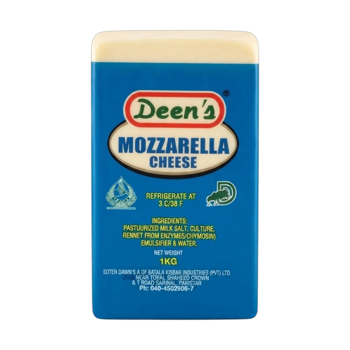 deens cheese mozzarella 1kg