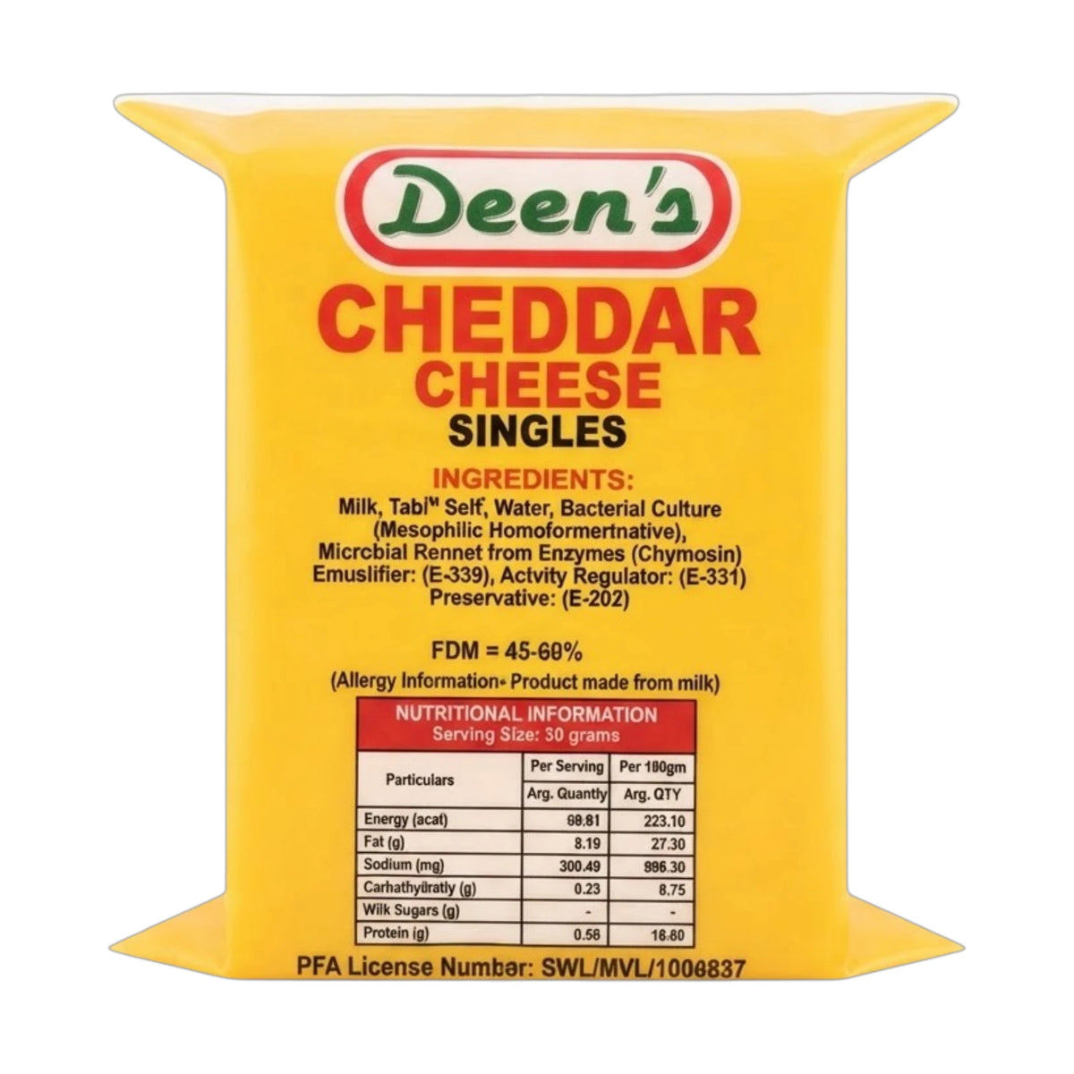 deens cheese cheddar 1kg