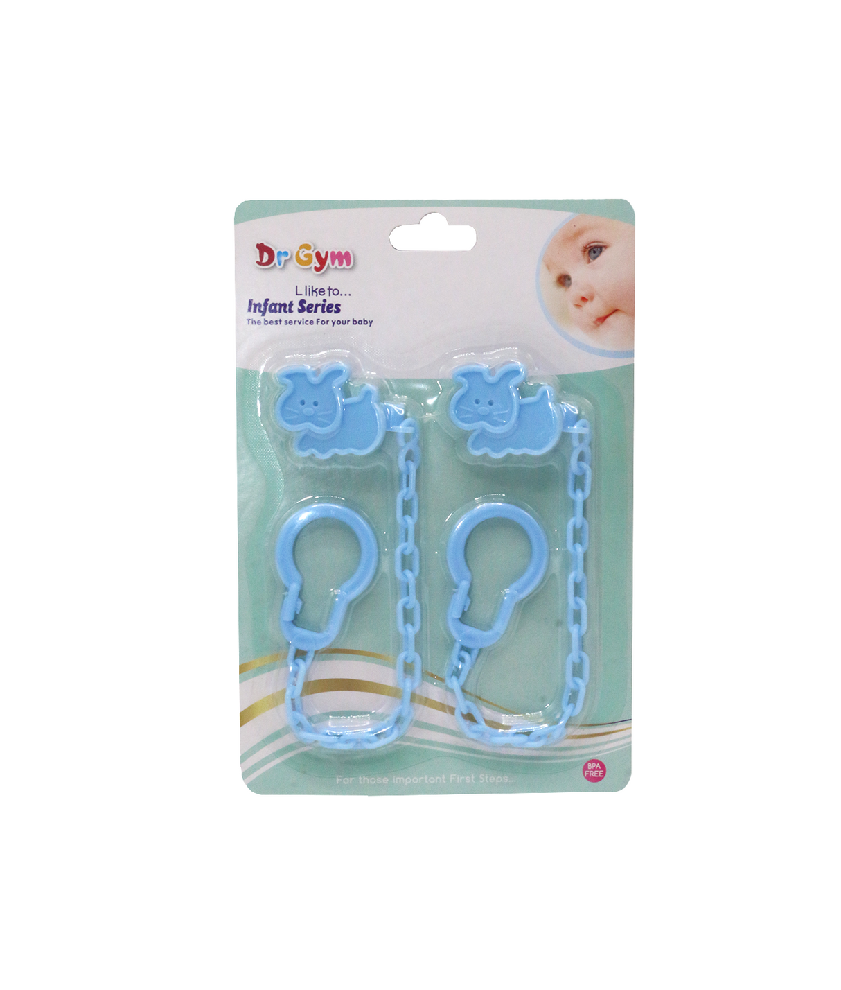 dr gym soother chain 2pc dg-701
