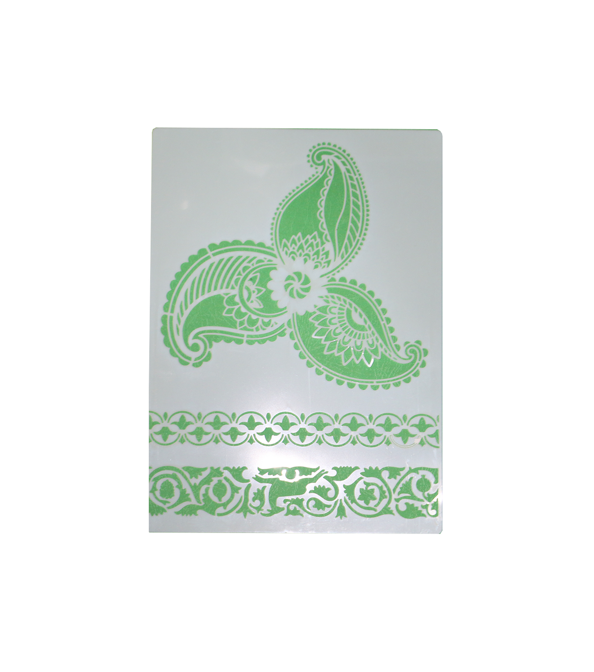 flower stencil a4