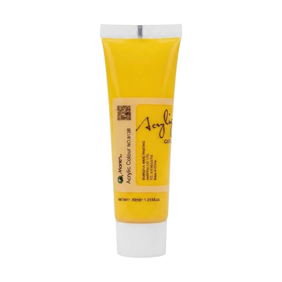 maries acrylic paint 30ml yellow mid 227
