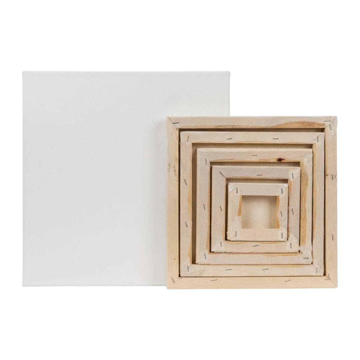 leader canvas board square 5pc
