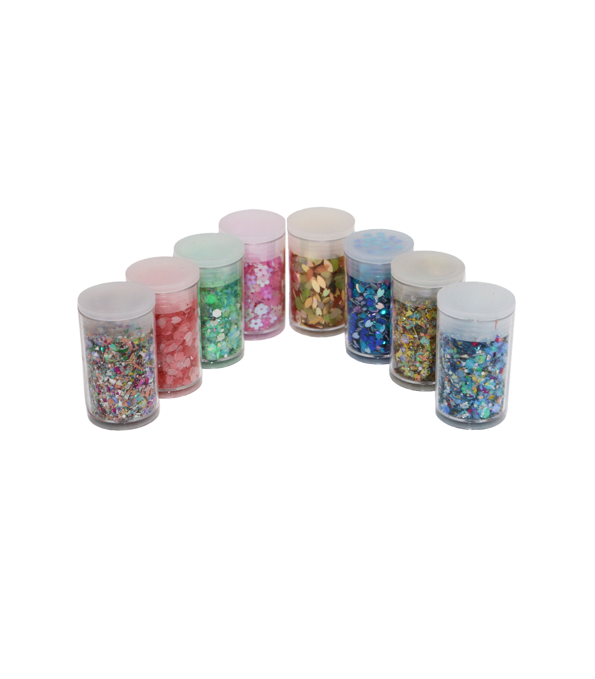 art and craft confetti bottle 8pc china 92091