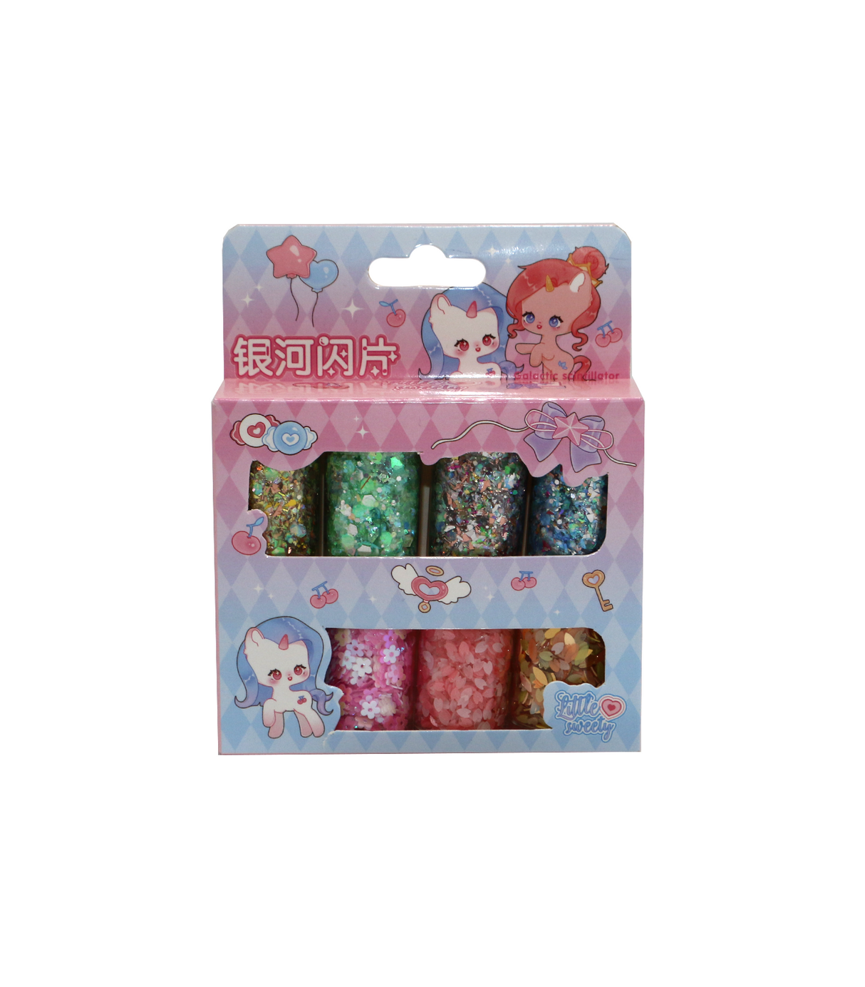 art and craft confetti bottle 8pc china 92091
