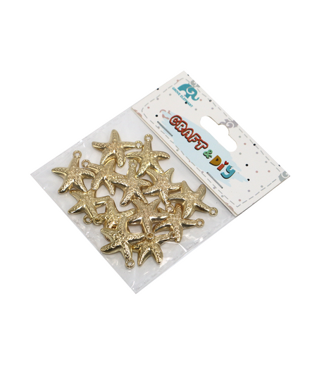 sea star pendant 12pc for craft use 7876