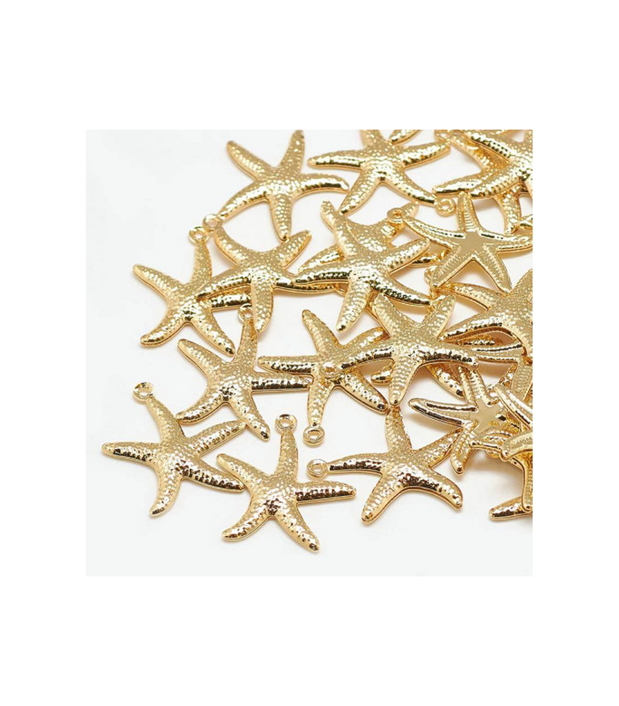 sea star pendant 12pc for craft use 7876