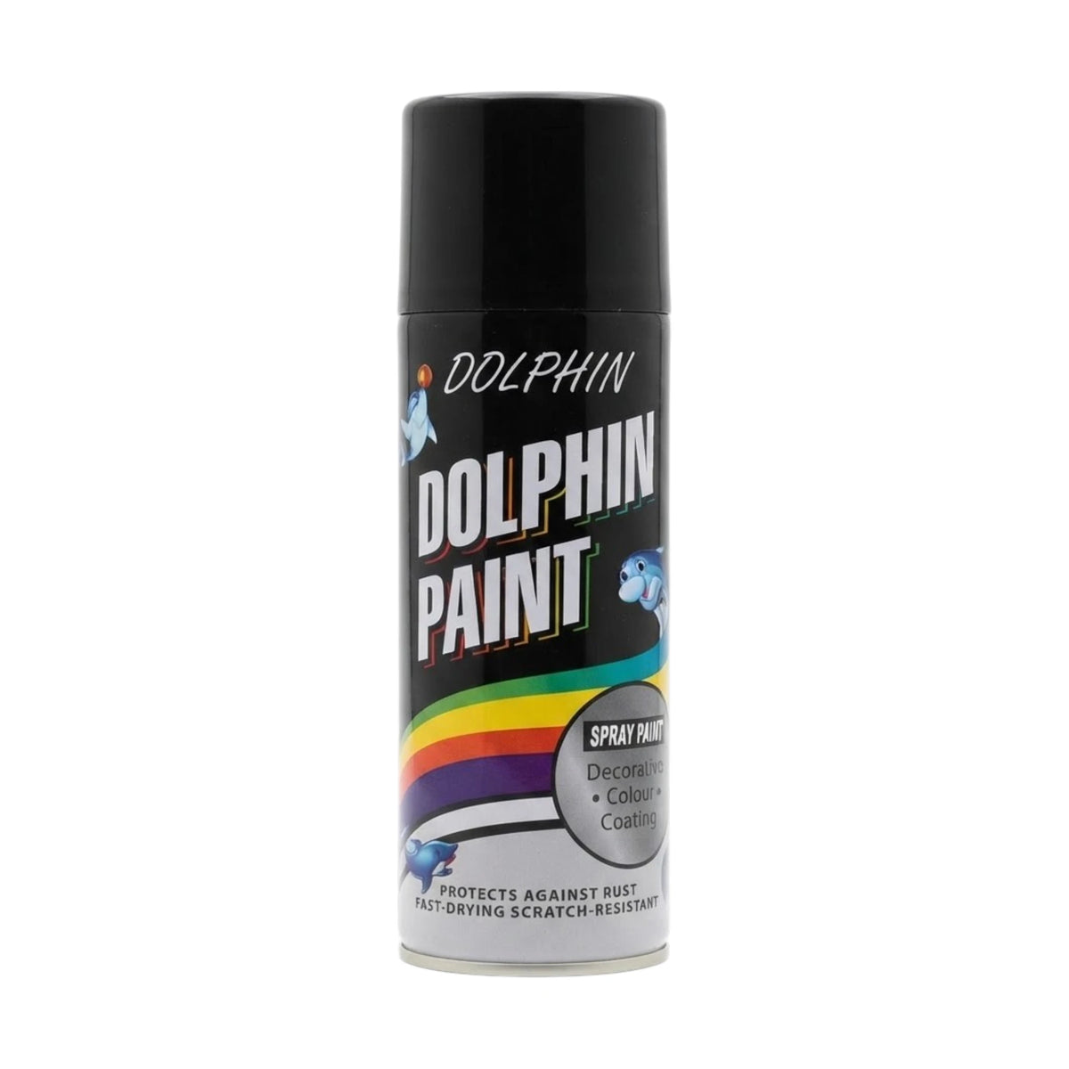 dolphin spray paint black color 400ml