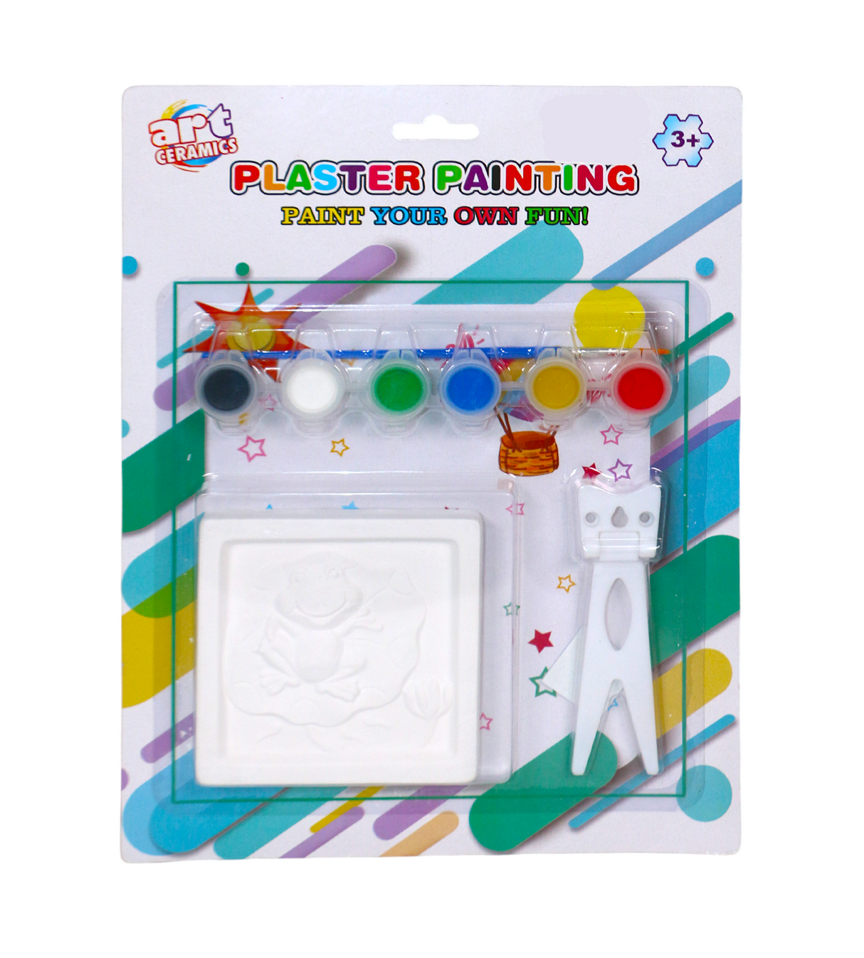 art ceramics plaster painting kit 6 color for age 3+ china
