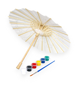 mini painting kit 6 color with paper umbrella china