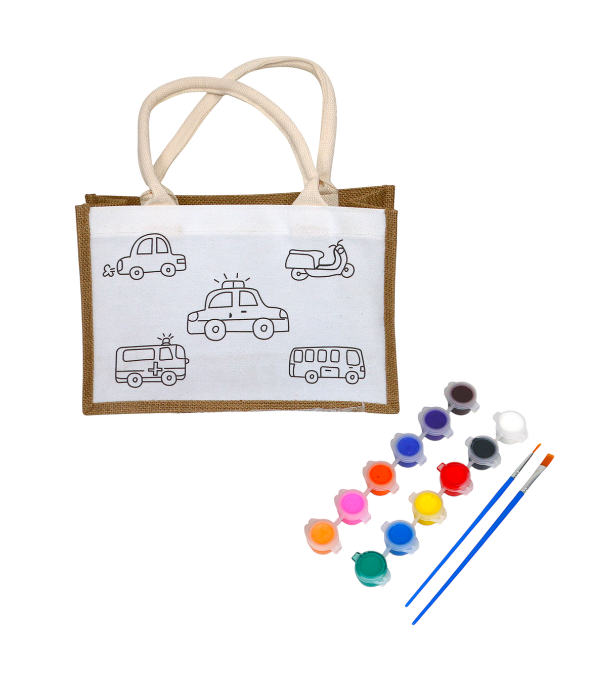 paintable tote bag large with color kit 12 colors china