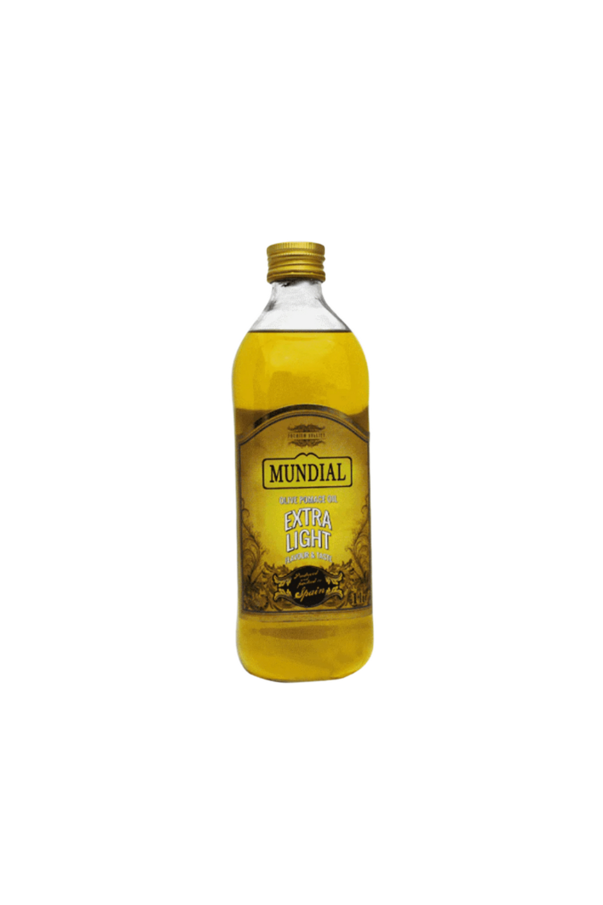 mundial olive oil extra light 1l bottle