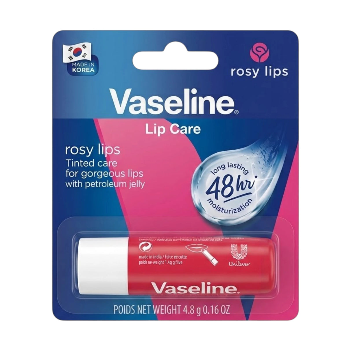 vaseline lip therapy rosy lips 4.8g