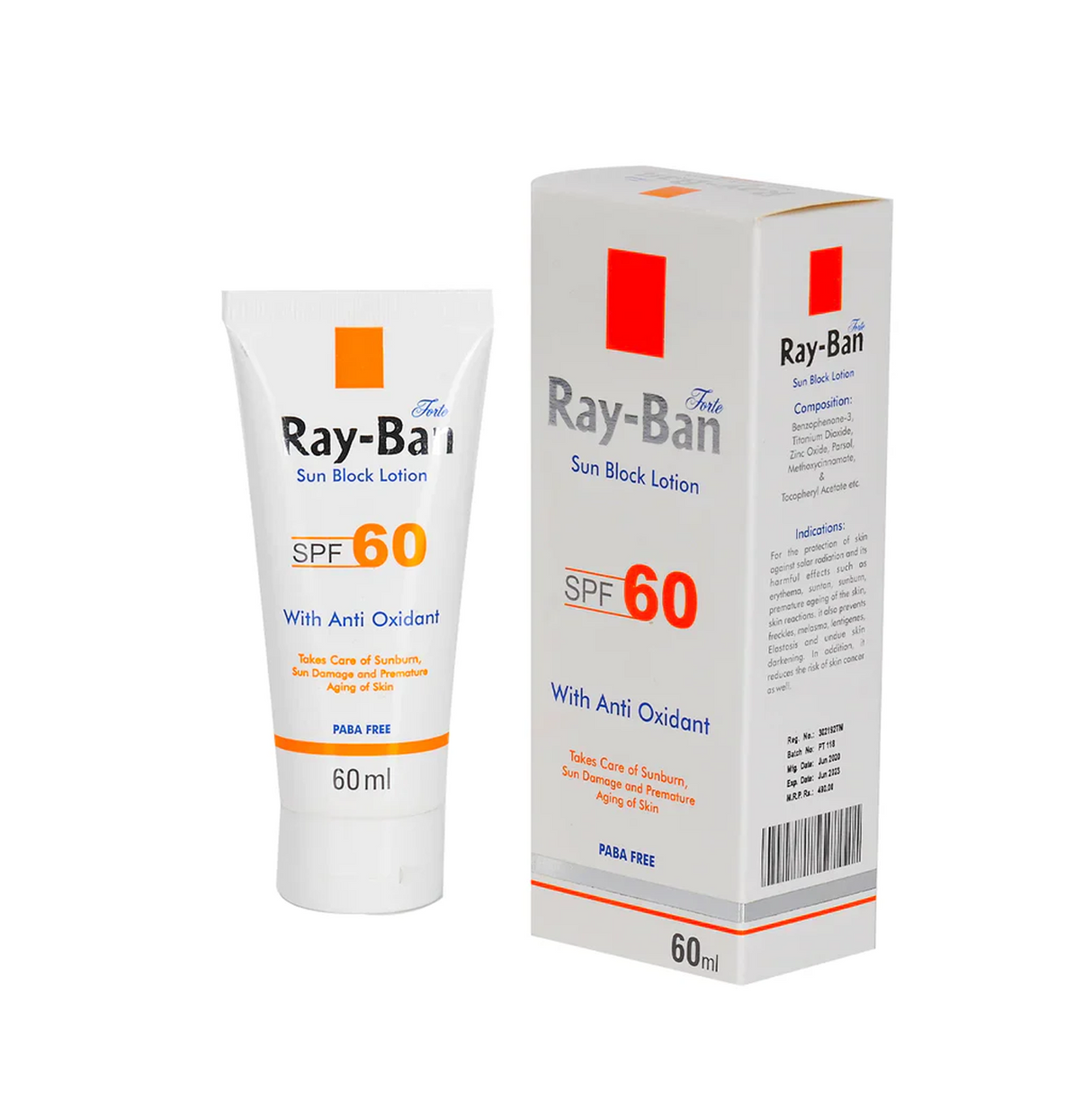 ltn ray ban forte spf60 60ml